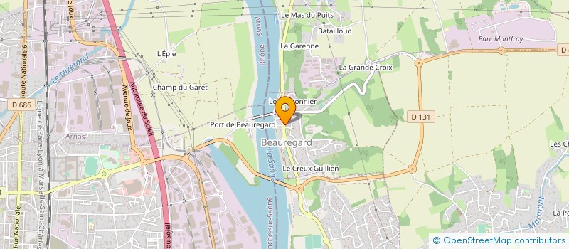 localisation de l'entreprise MONSIEUR CHRISTOPHE MORAND  BEAUREGARD