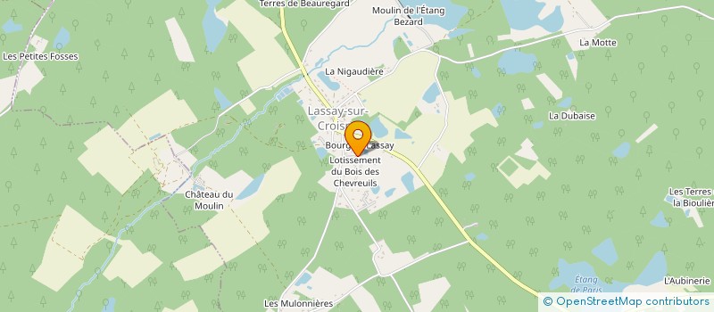 localisation de l'entreprise MONSIEUR CHRISTOPHE MORAND  LASSAY-SUR-CROISNE