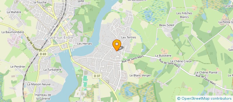 localisation de l'entreprise MONSIEUR CHRISTOPHE MOREAU  SUCE-SUR-ERDRE