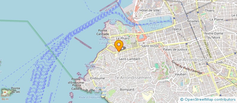 localisation de l'entreprise MONSIEUR CHRISTOPHE MOREAU  MARSEILLE