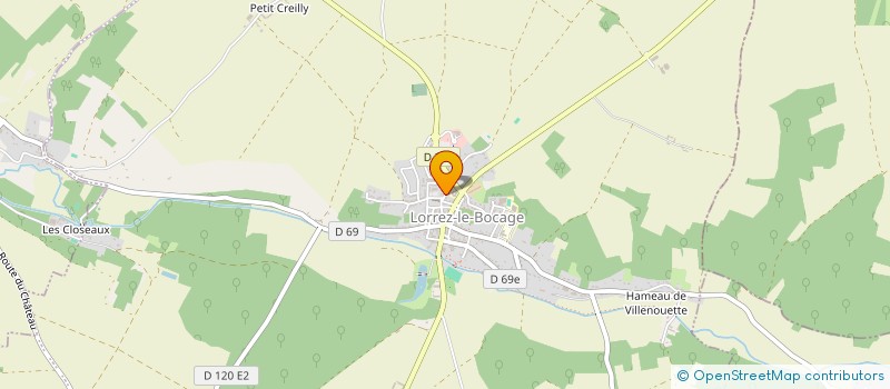 localisation de l'entreprise MONSIEUR CHRISTOPHE MOREAU  LORREZ-LE-BOCAGE-PREAUX