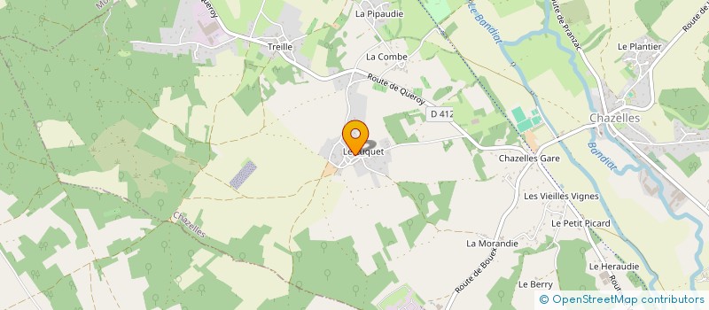 localisation de l'entreprise MONSIEUR CHRISTOPHE MOREAU à CHAZELLES
