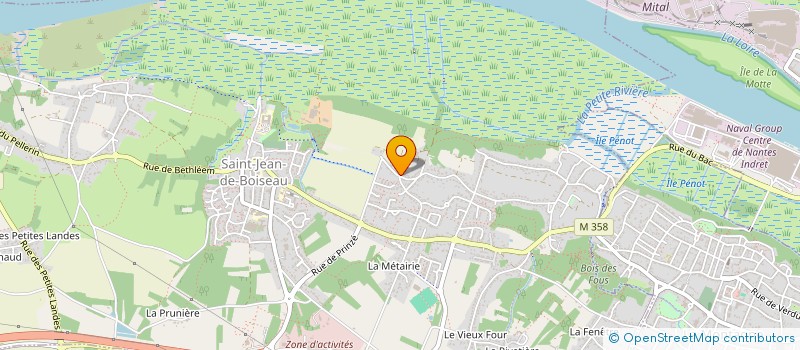 localisation de l'entreprise MONSIEUR CHRISTOPHE MOREAU  SAINT-JEAN-DE-BOISEAU