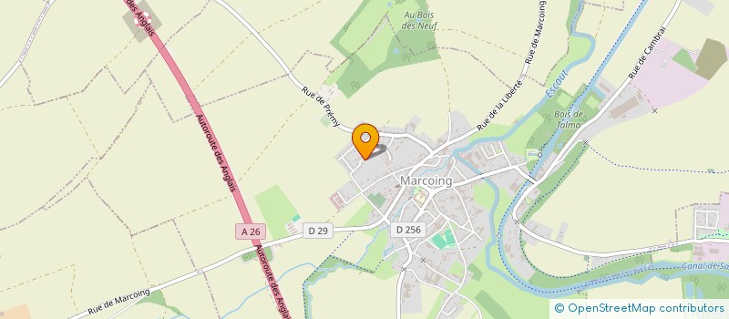 localisation de l'entreprise MONSIEUR CHRISTOPHE MOREIRA  MARCOING