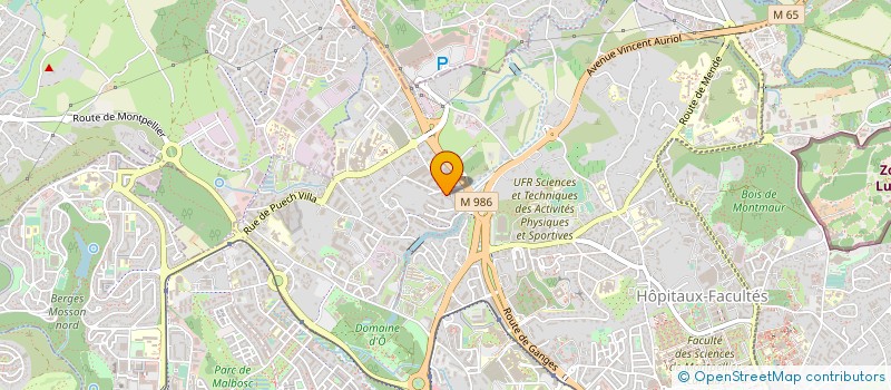 localisation de l'entreprise MONSIEUR CHRISTOPHE MORERE à MONTPELLIER