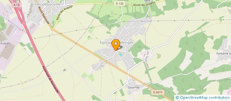 localisation de l'entreprise MONSIEUR CHRISTOPHE MORGANT  FONTAINE-BELLENGER