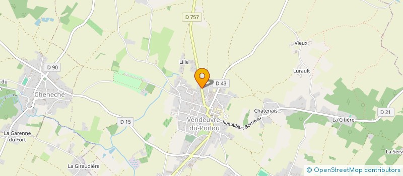 localisation de l'entreprise MONSIEUR CHRISTOPHE MORGEAS  SAINT-MARTIN-LA-PALLU