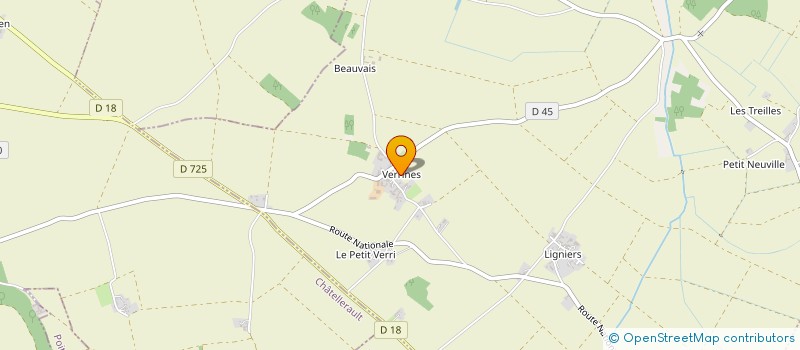 localisation de l'entreprise MONSIEUR CHRISTOPHE MORICET  CHOUPPES