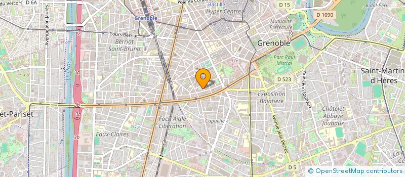 localisation de l'entreprise MONSIEUR CHRISTOPHE MORILLE à GRENOBLE