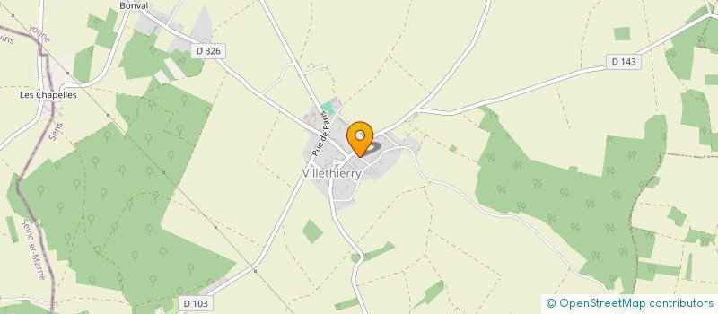 localisation de l'entreprise MONSIEUR CHRISTOPHE MORIN  VILLETHIERRY