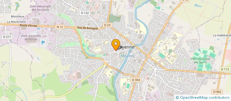 localisation de l'entreprise MONSIEUR CHRISTOPHE MORIN  MAYENNE