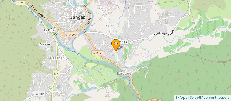 localisation de l'entreprise MONSIEUR CHRISTOPHE MORIN  LAROQUE