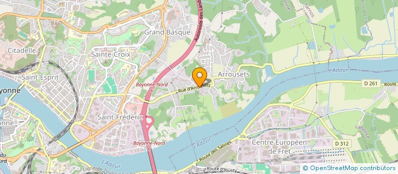 localisation de l'entreprise MONSIEUR CHRISTOPHE MORIN  BAYONNE