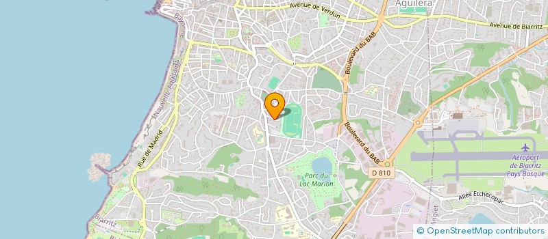 localisation de l'entreprise MONSIEUR CHRISTOPHE MORIN  BIARRITZ