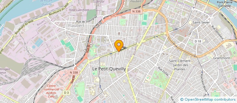 localisation de l'entreprise MONSIEUR CHRISTOPHE MORIN  LE PETIT-QUEVILLY