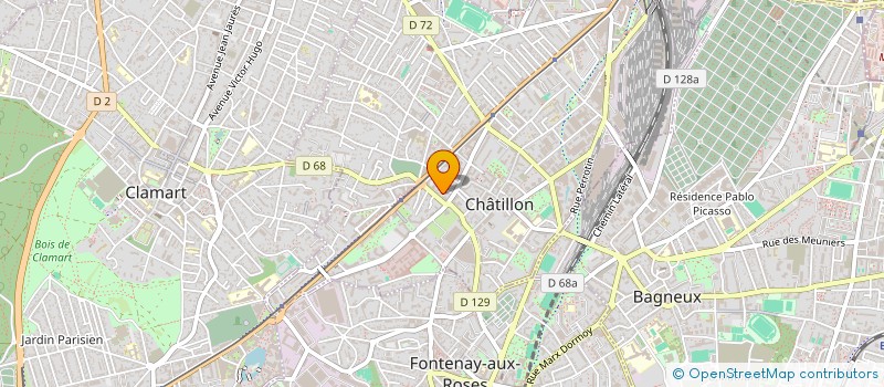 localisation de l'entreprise MONSIEUR CHRISTOPHE MORNAC à CHATILLON