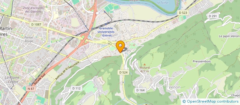 localisation de l'entreprise MONSIEUR CHRISTOPHE MORO à GIERES