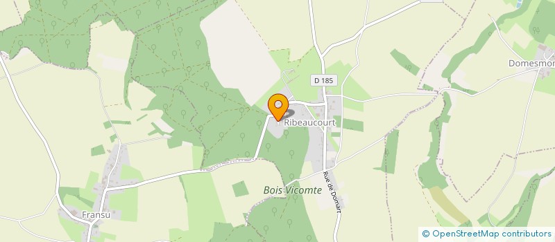localisation de l'entreprise MONSIEUR CHRISTOPHE MORTEL à RIBEAUCOURT
