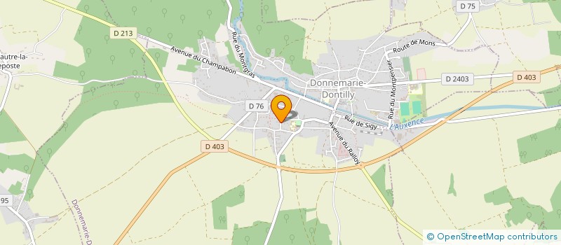 localisation de l'entreprise MONSIEUR CHRISTOPHE MORVANT  DONNEMARIE-DONTILLY