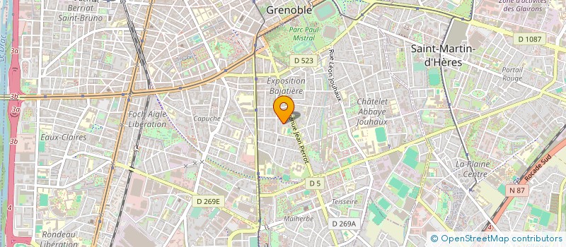 localisation de l'entreprise MONSIEUR CHRISTOPHE MOSER à GRENOBLE