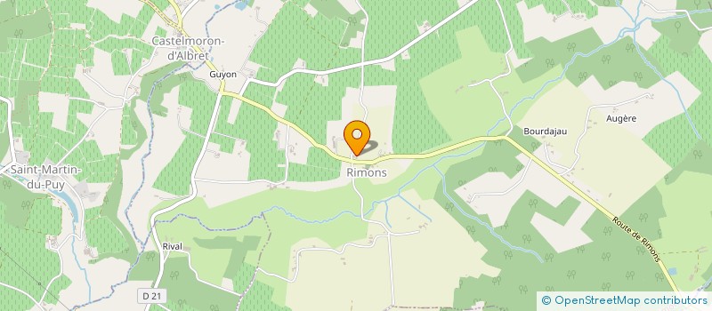 localisation de l'entreprise MONSIEUR CHRISTOPHE MOTHES  RIMONS