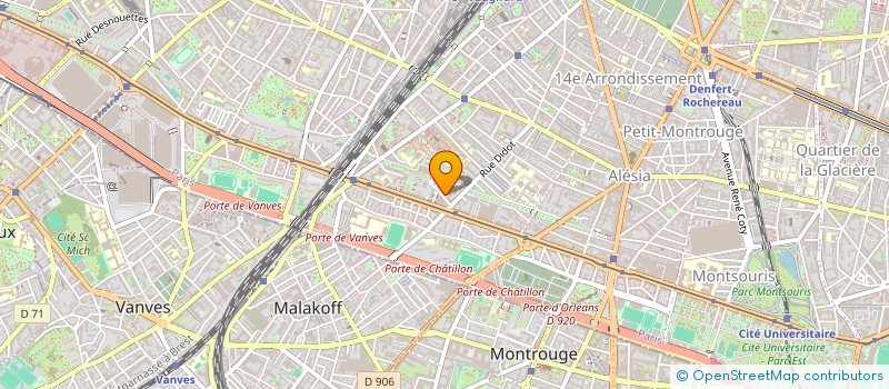 localisation de l'entreprise MONSIEUR CHRISTOPHE MOULIN  PARIS