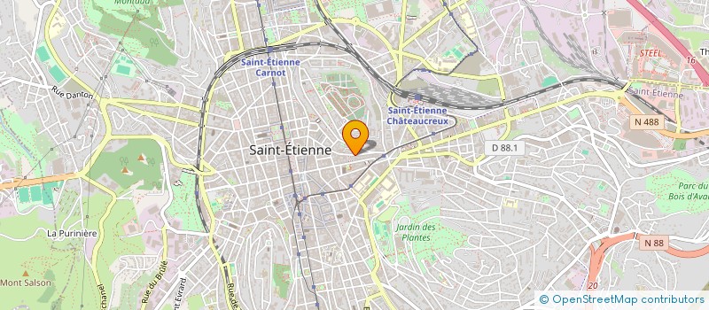 localisation de l'entreprise MONSIEUR CHRISTOPHE MOULIN  SAINT-ETIENNE