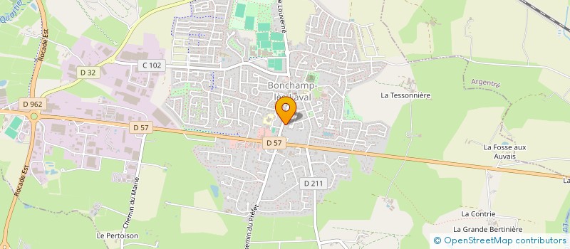 localisation de l'entreprise MONSIEUR CHRISTOPHE MOULINET  BONCHAMP-LES-LAVAL