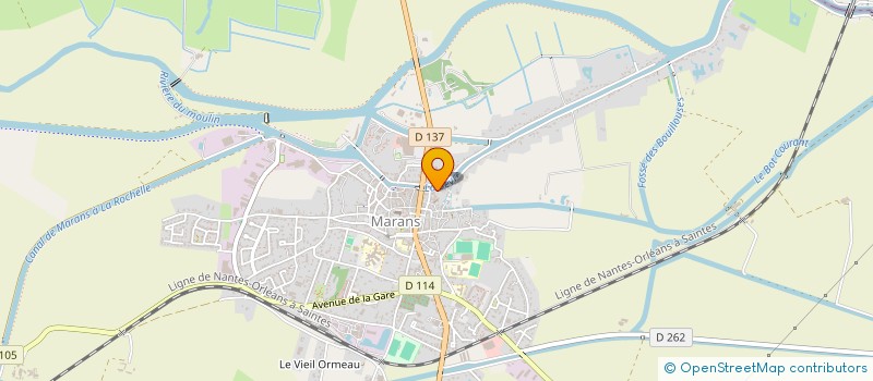 localisation de l'entreprise MONSIEUR CHRISTOPHE MOUNIER  MARANS