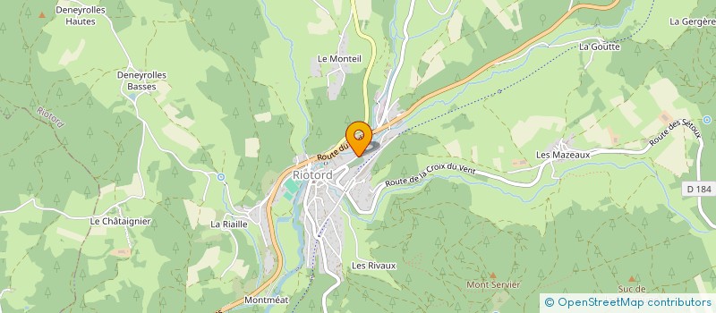 localisation de l'entreprise MONSIEUR CHRISTOPHE MOUNIER  RIOTORD