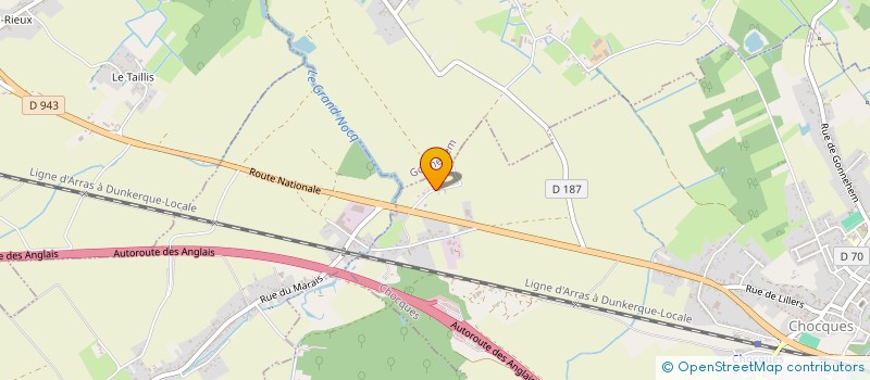 localisation de l'entreprise MONSIEUR CHRISTOPHE MOUQUET  CHOCQUES