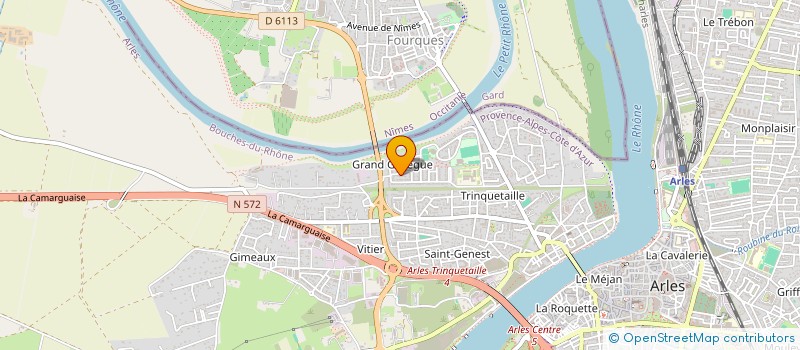 localisation de l'entreprise MONSIEUR CHRISTOPHE MOURET  ARLES