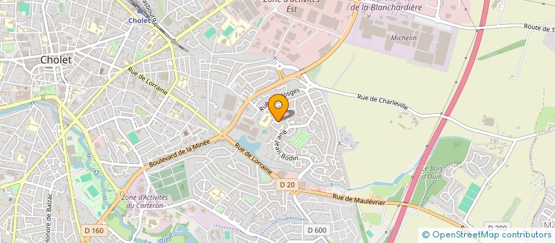 localisation de l'entreprise MONSIEUR CHRISTOPHE MOUREY à CHOLET