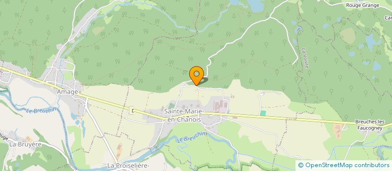 localisation de l'entreprise MONSIEUR CHRISTOPHE MOUREY  SAINTE-MARIE-EN-CHANOIS