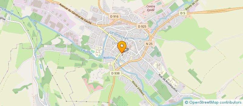 localisation de l'entreprise MONSIEUR CHRISTOPHE MOUSSA à DOULLENS