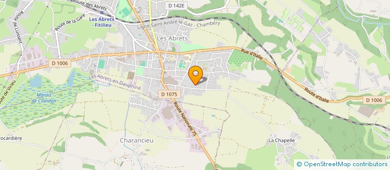 localisation de l'entreprise MONSIEUR CHRISTOPHE MOUSSI  LES ABRETS EN DAUPHINE