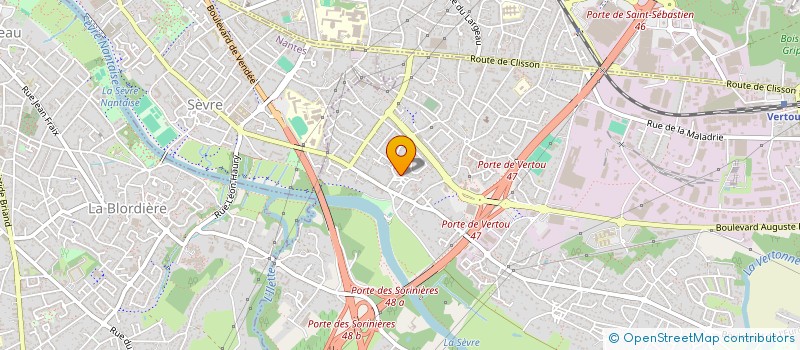 localisation de l'entreprise MONSIEUR CHRISTOPHE MOUSSY à VERTOU