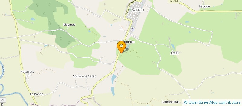 localisation de l'entreprise MONSIEUR CHRISTOPHE MOUTET  BARRAN