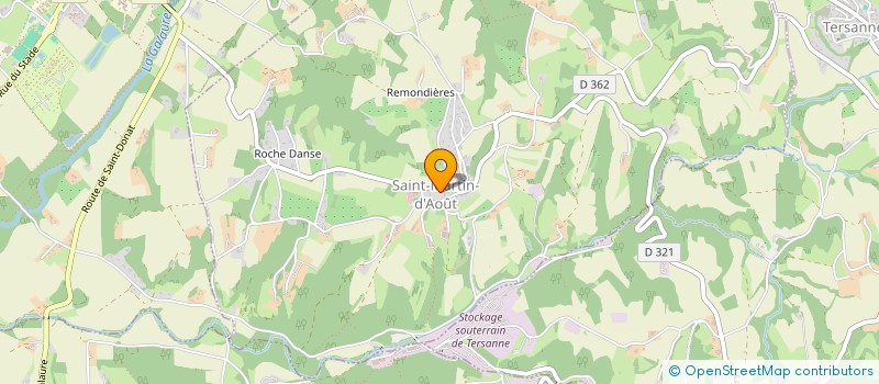 localisation de l'entreprise MONSIEUR CHRISTOPHE MOUTHON  SAINT-MARTIN-D'AOUT