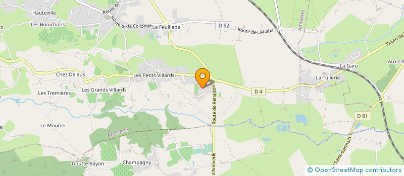 localisation de l'entreprise MONSIEUR CHRISTOPHE MOUTON  AMBIERLE