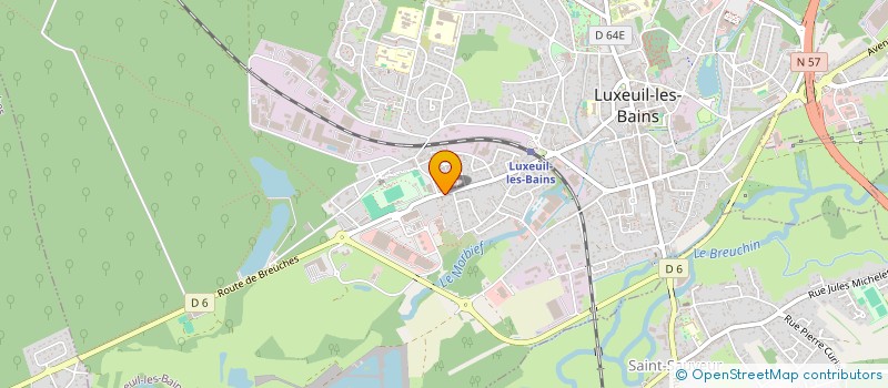 localisation de l'entreprise MONSIEUR CHRISTOPHE MUCCIANTE  LUXEUIL-LES-BAINS