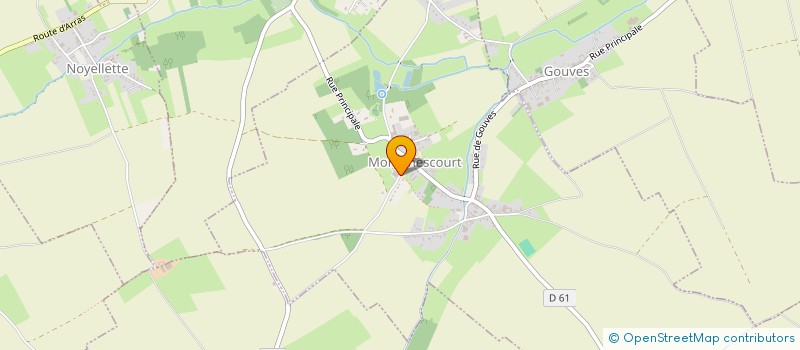 localisation de l'entreprise MONSIEUR CHRISTOPHE MUCHEMBLED  MONTENESCOURT