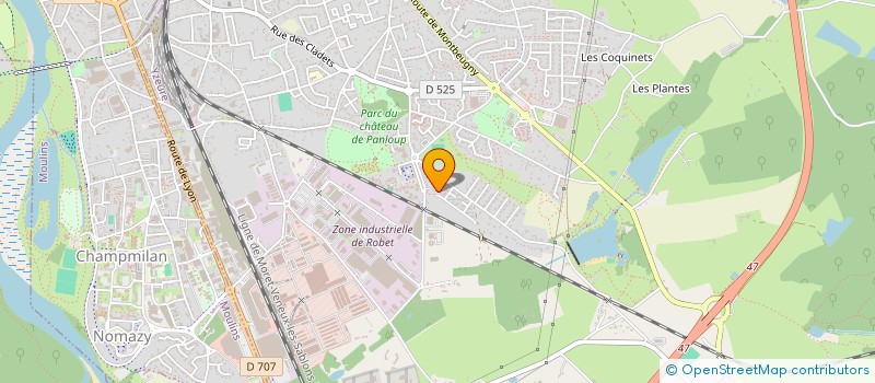 localisation de l'entreprise MONSIEUR CHRISTOPHE MULLER  THIEL-SUR-ACOLIN