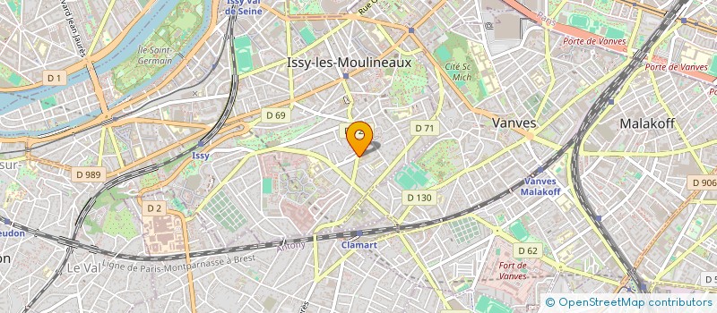 localisation de l'entreprise MONSIEUR CHRISTOPHE MULLIEZ à ISSY-LES-MOULINEAUX