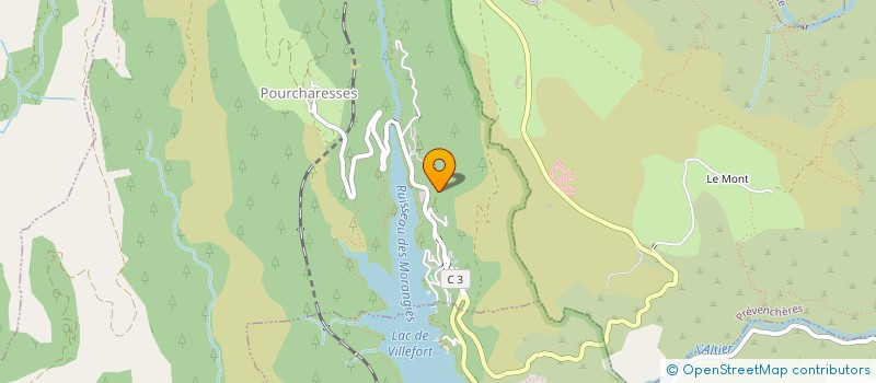 localisation de l'entreprise MONSIEUR CHRISTOPHE MUNOZ  POURCHARESSES