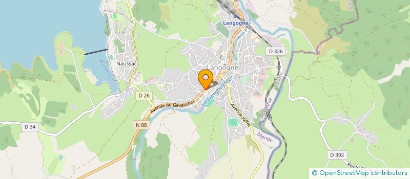 localisation de l'entreprise MONSIEUR CHRISTOPHE MURA  LANGOGNE