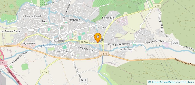 localisation de l'entreprise MONSIEUR CHRISTOPHE MURGIA  PELISSANNE