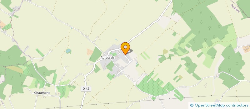 localisation de l'entreprise MONSIEUR CHRISTOPHE MUSETTI  THURAGEAU