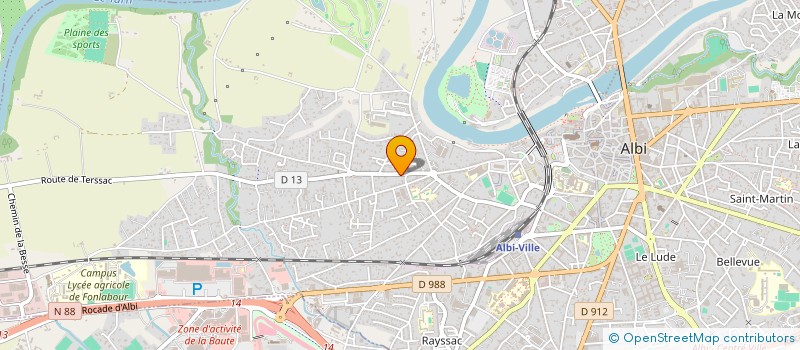 localisation de l'entreprise MONSIEUR CHRISTOPHE MUSUMECI à ALBI