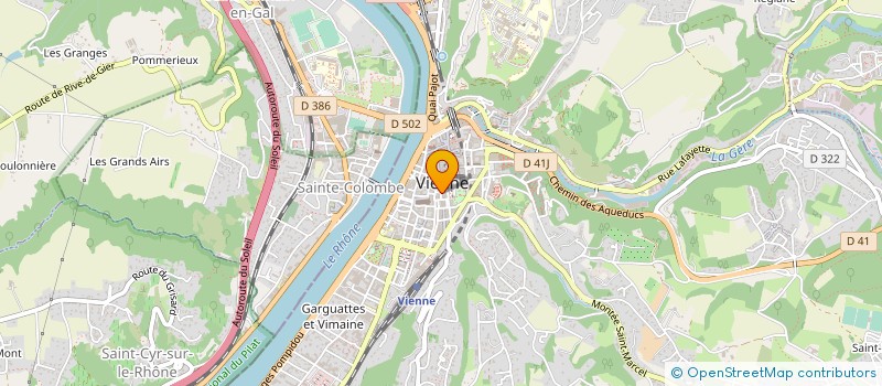 localisation de l'entreprise MONSIEUR CHRISTOPHE NAMPONT à VIENNE